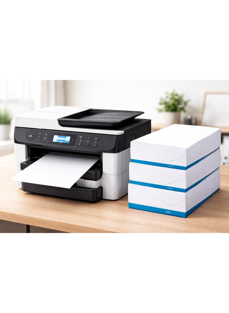 MIILK A4 Copy & Printer Paper 2 x 500 Sheets – 80 GSM – Smooth, Double-Sided, Jam-Free – Multipurpose for Office & Home. - Image 5